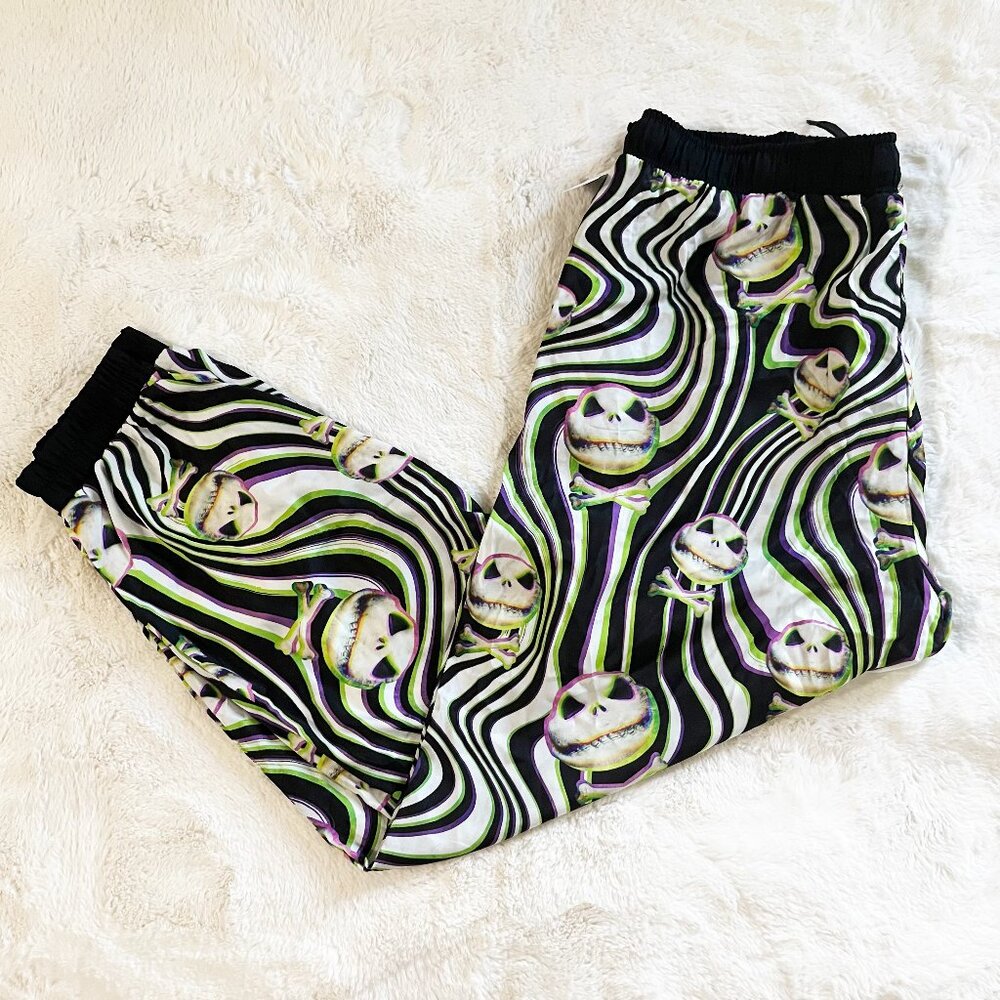 Disney Parks Nightmare Before Christmas Jack Skellington Joggers NWT‎ Size XL